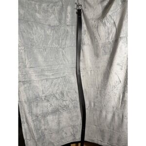 Genuine Dickies Mens Black Leather Belt Silver Buckle 46-48